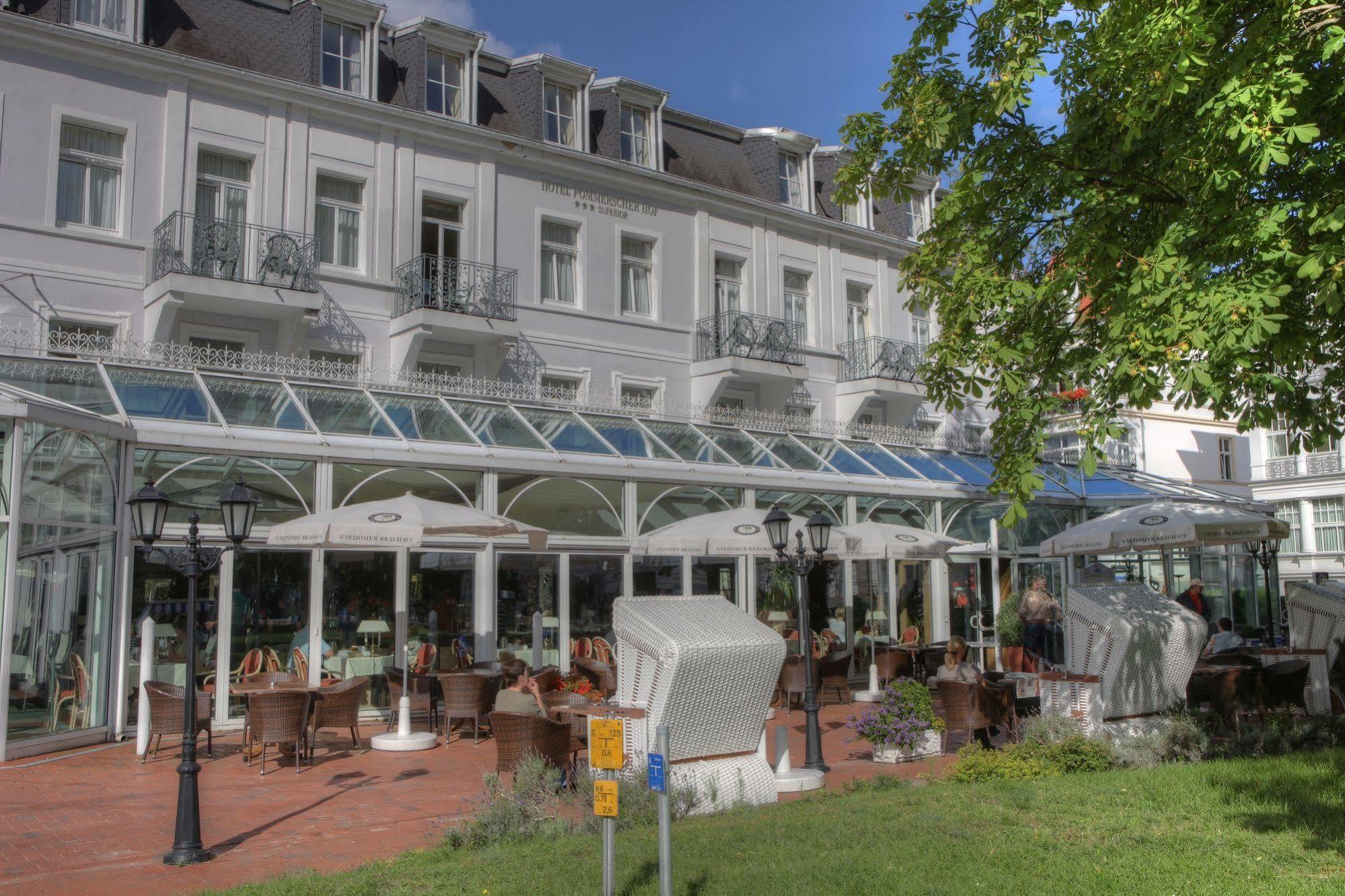 SEETELHOTEL Pommerscher Hof Ostseebad Heringsdorf Exterior foto